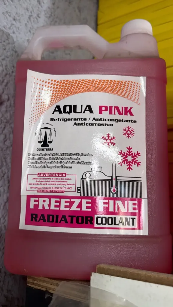 COOLANT AQUA PINK FREEZE FINE / REFRIGERANTE ROSADO